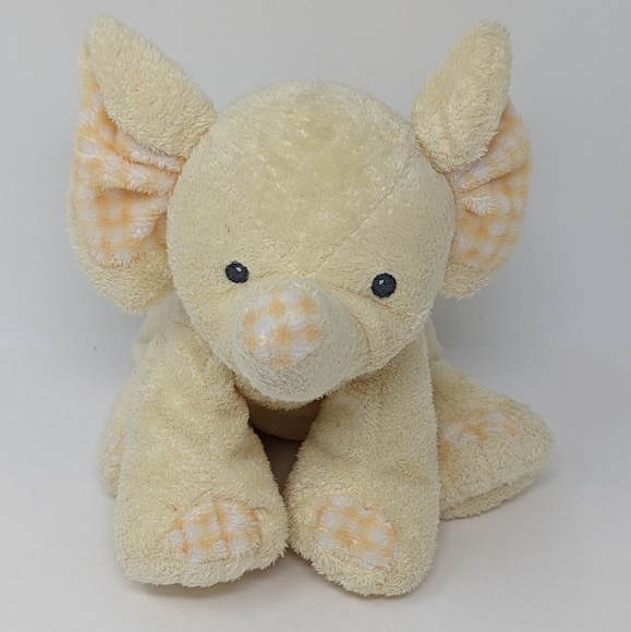 Ty Other - Ty Pluffies P'Nut 2006 Plush Elephant Baby Toy Beanie Gingham